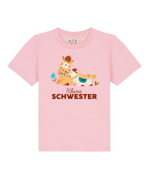 watabout.kids T-Shirt Kinder Lama Kleine Schwester von watabout.kids