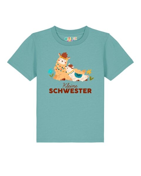 watabout.kids T-Shirt Kinder Lama Kleine Schwester von watabout.kids