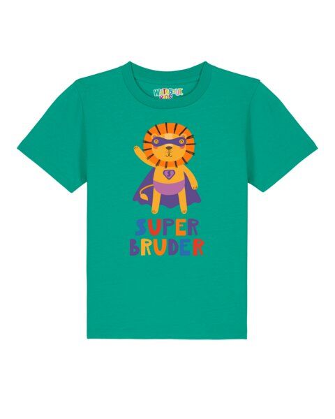 watabout.kids T-Shirt Kinder Löwe Superbruder watabout.kids T-Shirt Kinder Löwe Superbruder von watabout.kids