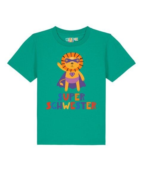 watabout.kids T-Shirt Kinder Löwe Superschwester watabout.kids T-Shirt Kinder Löwe Superschwester von watabout.kids