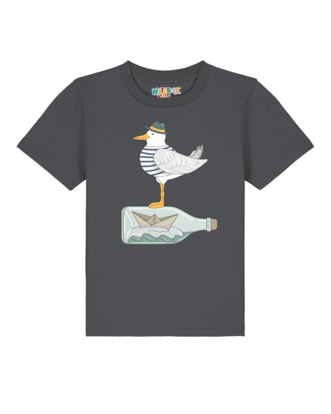 watabout.kids T-Shirt Kinder Möwe mit Hut von watabout.kids