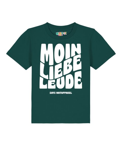 watabout.kids T-Shirt Kinder Moin liebe Leude von watabout.kids