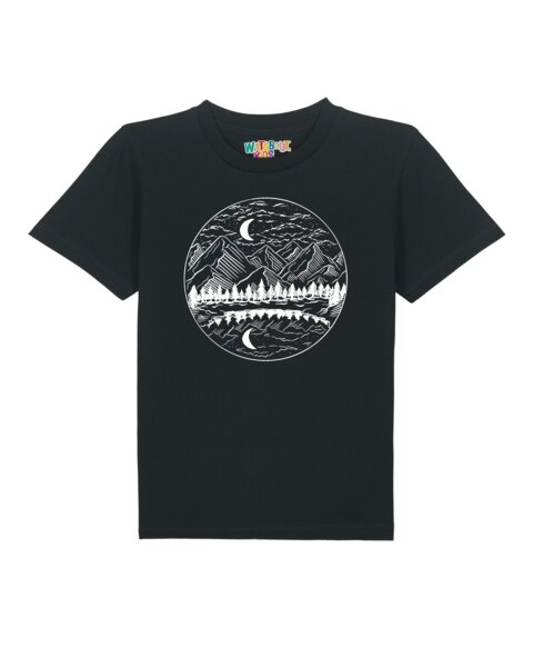 watabout.kids T-Shirt Kinder Mountains by night von watabout.kids