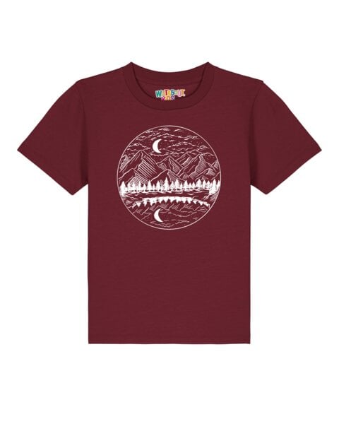 watabout.kids T-Shirt Kinder Mountains by night von watabout.kids