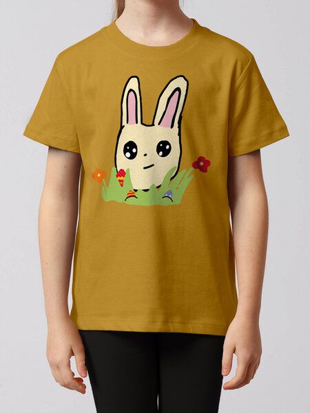 watabout.kids T-Shirt Kinder Osterhase mit Blumen von watabout.kids