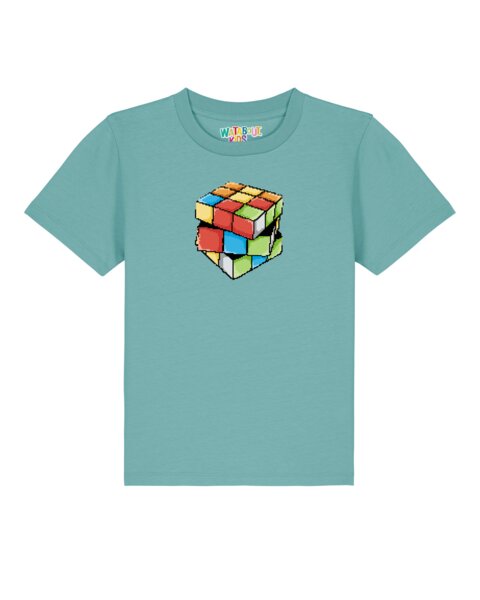 watabout.kids T-Shirt Kinder Pixel Zauberwürfel von watabout.kids