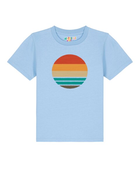 watabout.kids T-Shirt Kinder Retro Sunset Ocean von watabout.kids