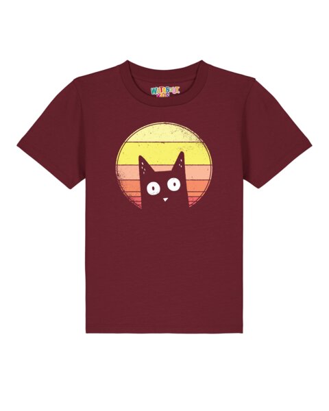 watabout.kids T-Shirt Kinder Sunset Cat von watabout.kids