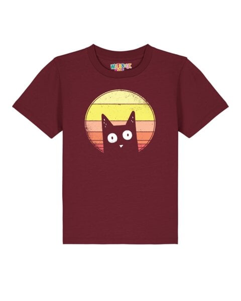 watabout.kids T-Shirt Kinder Sunset Cat von watabout.kids