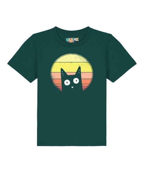 watabout.kids T-Shirt Kinder Sunset Cat von watabout.kids