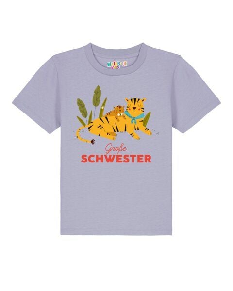 watabout.kids T-Shirt Kinder Tiger Große Schwester von watabout.kids
