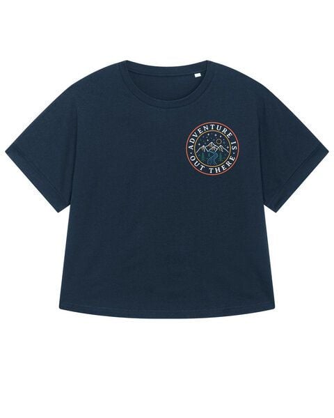 watapparel Oversize T-Shirt Frauen Adventure is out there von watapparel