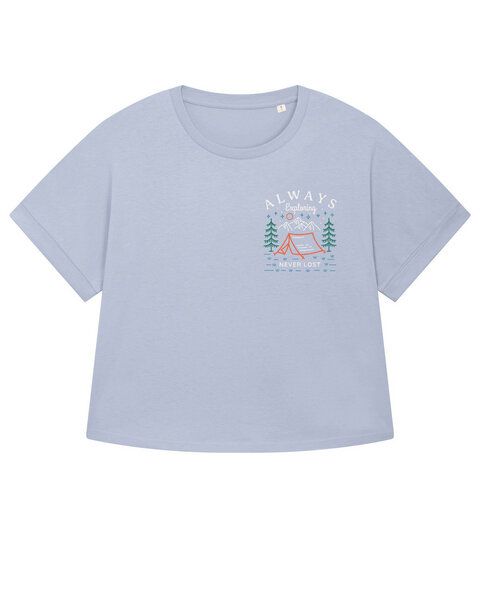 watapparel Oversize T-Shirt Frauen Always exploring never lost watapparel Oversize T-Shirt Frauen Always exploring never lost von watapparel