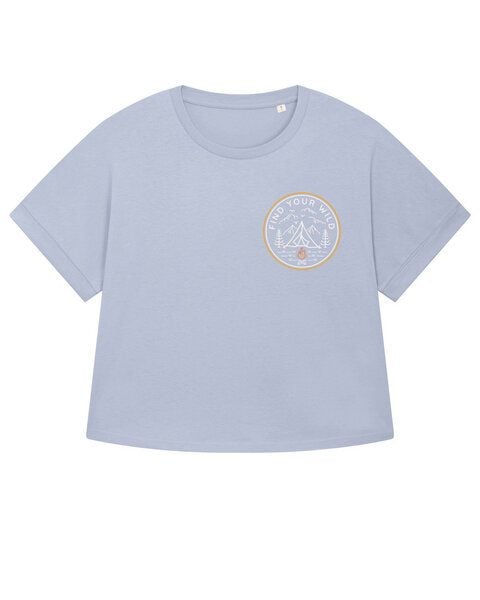 watapparel Oversize T-Shirt Frauen Find your wild von watapparel