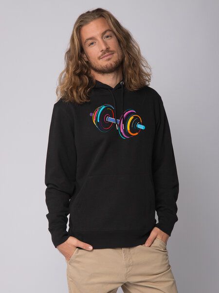 watapparel Hoodie Unisex 80s Hantel von watapparel