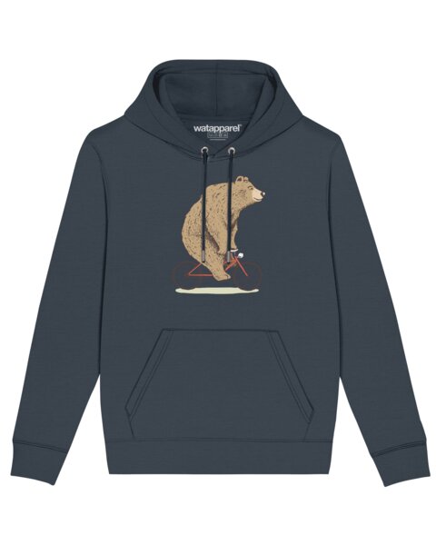 watapparel Hoodie Unisex Fahrradbär von watapparel