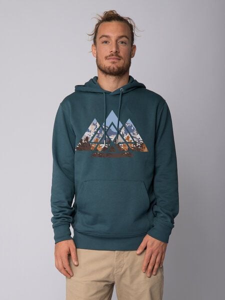 watapparel Hoodie Unisex Geometric Landscape von watapparel