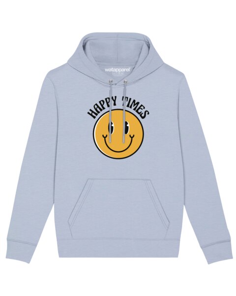 watapparel Hoodie Unisex Happy times smiley emoji von watapparel