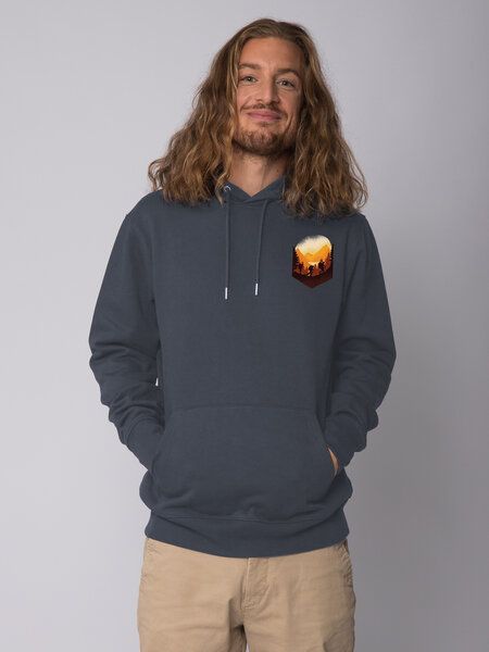 watapparel Hoodie Unisex Hiking in the mountains von watapparel