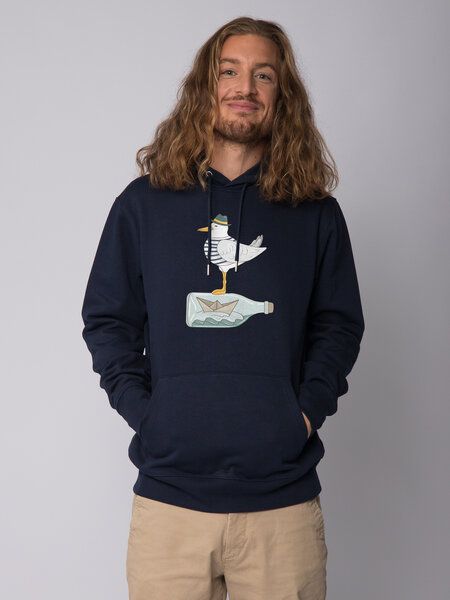 watapparel Hoodie Unisex Möwe mit Hut von watapparel
