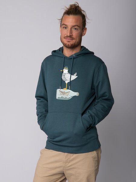 watapparel Hoodie Unisex Möwe mit Hut von watapparel