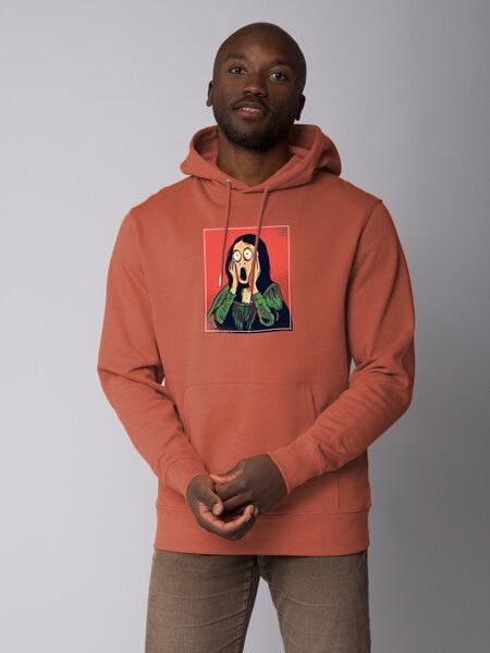 watapparel Hoodie Unisex Mona Lisa Scream von watapparel