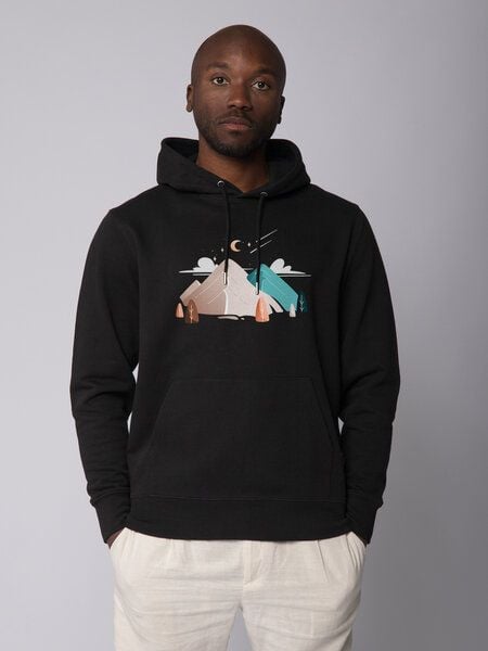 watapparel Hoodie Unisex Night & Clouds von watapparel