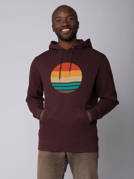 watapparel Hoodie Unisex Retro Sunset Ocean von watapparel