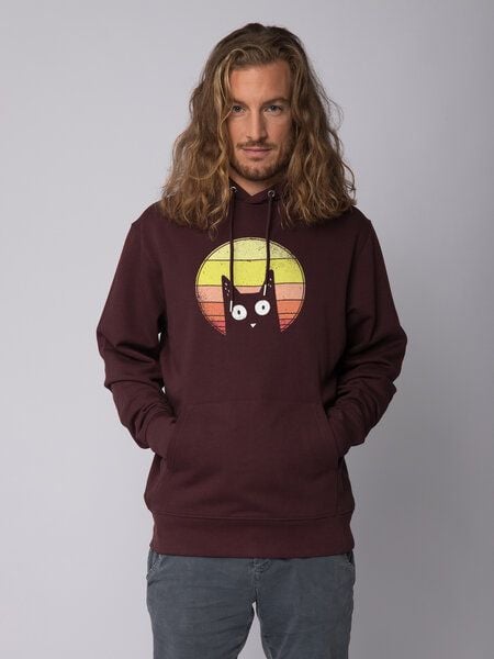 watapparel Hoodie Unisex Sunset Cat watapparel Hoodie Unisex Sunset Cat von watapparel