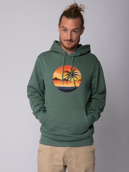 watapparel Hoodie Unisex Sunset on palm beach von watapparel