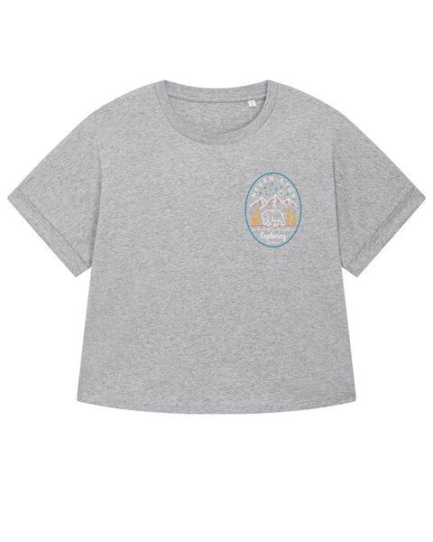 watapparel Oversize T-Shirt Frauen Never stop exploring von watapparel
