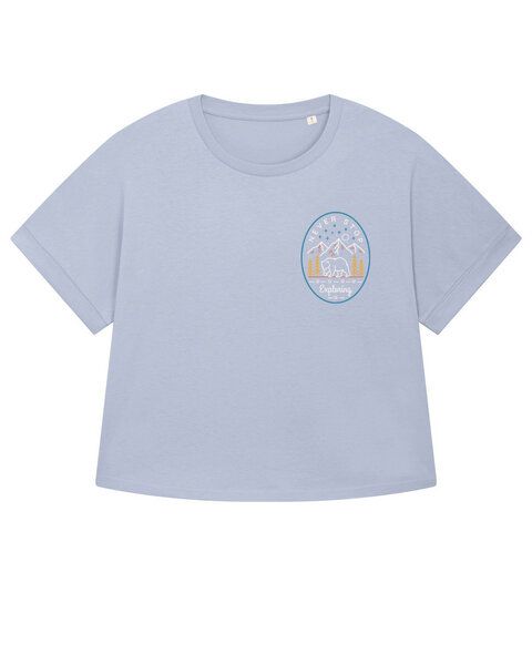 watapparel Oversize T-Shirt Frauen Never stop exploring watapparel Oversize T-Shirt Frauen Never stop exploring von watapparel