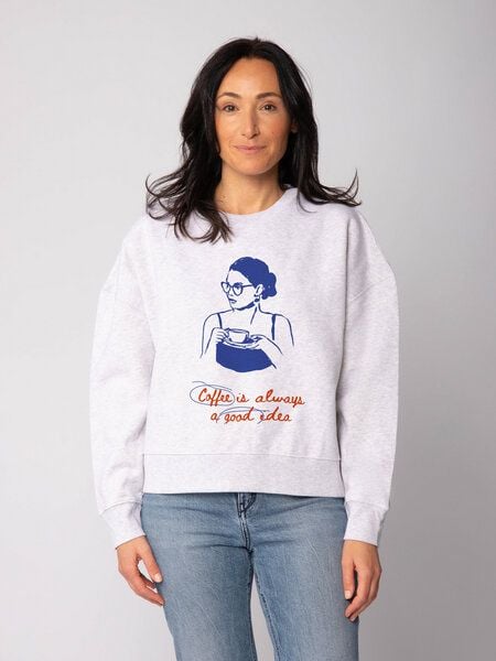 watapparel Sweatshirt Frauen Coffee is a good idea von watapparel