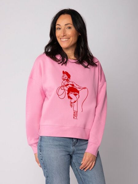 watapparel Sweatshirt Frauen Cowgirl von watapparel