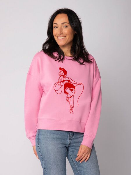 watapparel Sweatshirt Frauen Cowgirl von watapparel