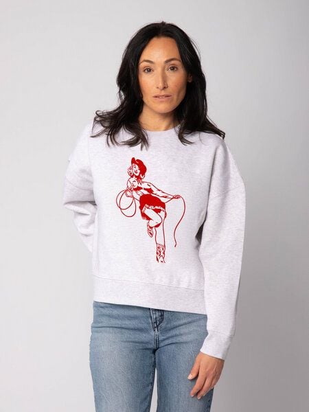 watapparel Sweatshirt Frauen Cowgirl von watapparel
