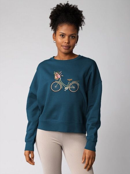 watapparel Sweatshirt Frauen Damenfahrrad von watapparel