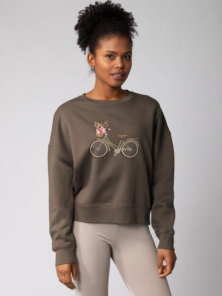 watapparel Sweatshirt Frauen Damenfahrrad von watapparel