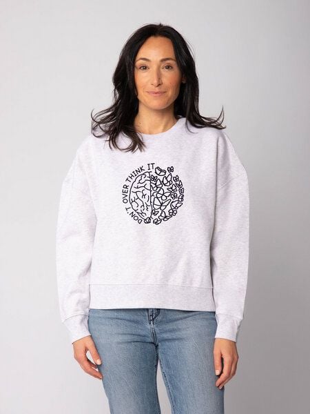 watapparel Sweatshirt Frauen Don't overthink it von watapparel