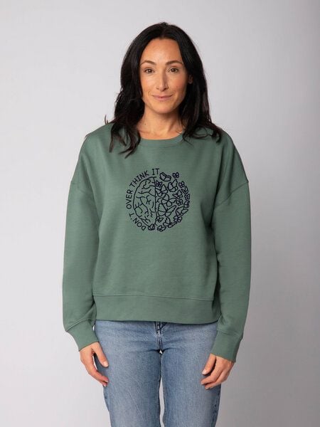watapparel Sweatshirt Frauen Don't overthink it von watapparel