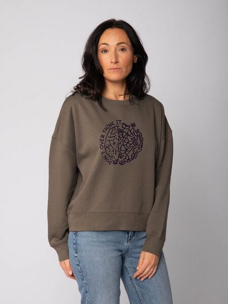 watapparel Sweatshirt Frauen Don't overthink it von watapparel