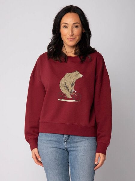 watapparel Sweatshirt Frauen Fahrradbär von watapparel