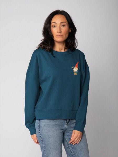 watapparel Sweatshirt Frauen Gartenzwerg von watapparel