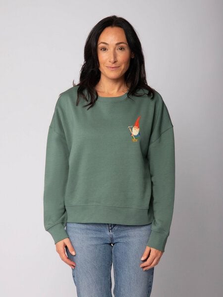 watapparel Sweatshirt Frauen Gartenzwerg von watapparel