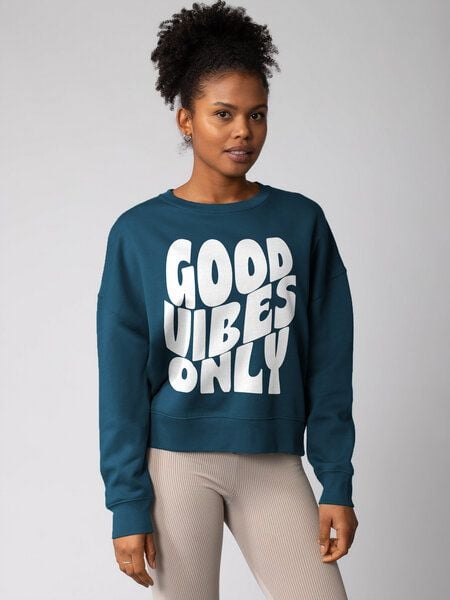watapparel Sweatshirt Frauen Good vibes only von watapparel