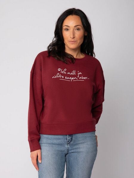 watapparel Sweatshirt Frauen Ich will ja nichts sagen aber von watapparel