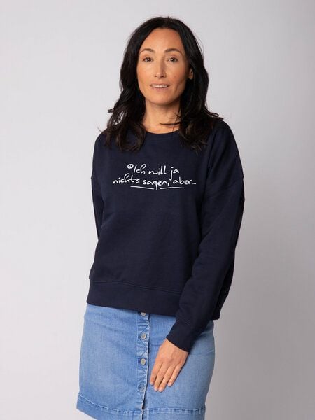 watapparel Sweatshirt Frauen Ich will ja nichts sagen aber von watapparel