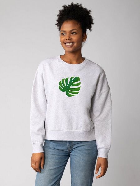 watapparel Sweatshirt Frauen Monstera 2.0 von watapparel