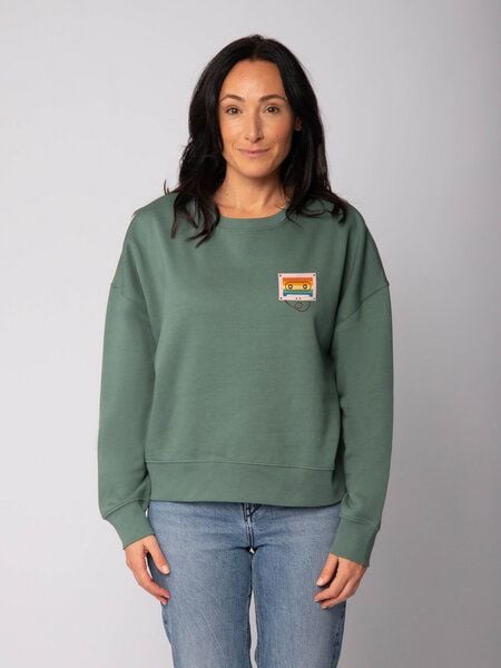 watapparel Sweatshirt Frauen Rainbow Cassette von watapparel