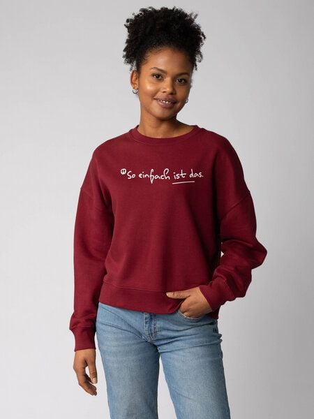 watapparel Sweatshirt Frauen So einfach ist das von watapparel